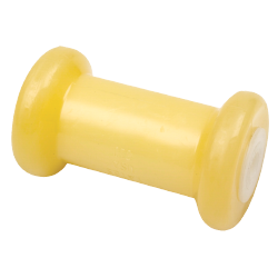 Spool Roller 4" X 1/2" Tpr Yellow-Bulk